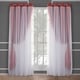 preview thumbnail 30 of 108, ATI Home Catarina Layered Curtain Panel Pair with grommet top