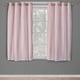 preview thumbnail 33 of 108, ATI Home Catarina Layered Curtain Panel Pair with grommet top 52x63 - Rose Blush