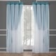 preview thumbnail 22 of 108, ATI Home Catarina Layered Curtain Panel Pair with grommet top