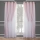 preview thumbnail 16 of 108, ATI Home Catarina Layered Curtain Panel Pair with grommet top
