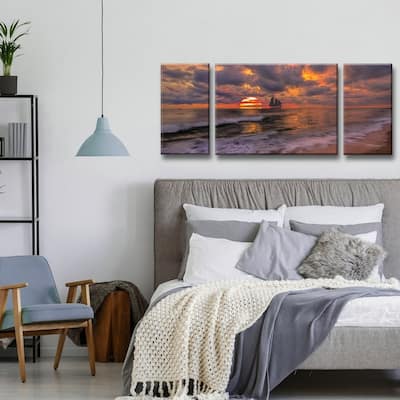 Ready2HangArt 'Seduction' Oversized 3-piece Canvas Wall Decor Set