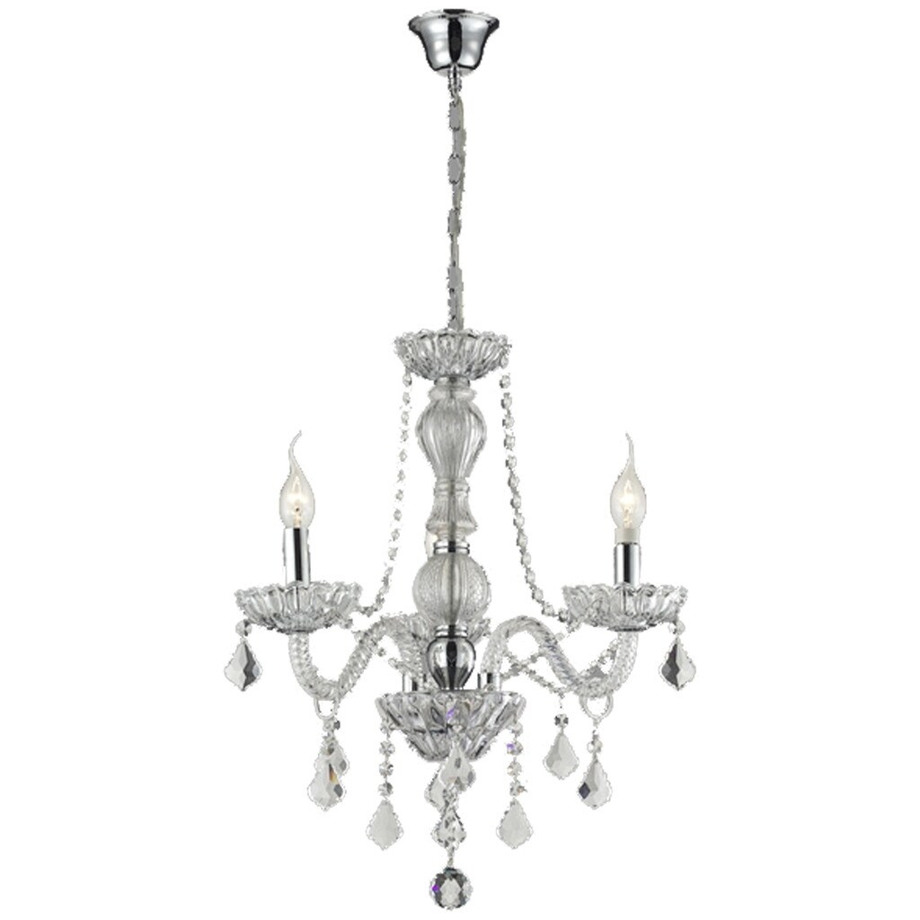 Lumenno Traditional 3-light Chrome Chandelier - Chandeliers For Bedrooms by Overstock.com
