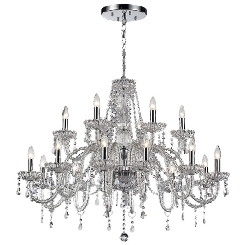 Lumenno Traditional 18-light Chrome Chandelier - Chandeliers For Bedrooms by Overstock.com
