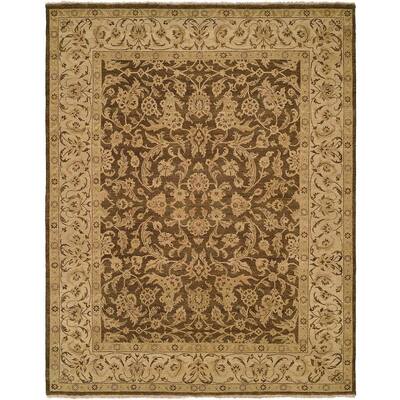 Allegro Hazel Ivory Hand-knotted Wool Area Rug