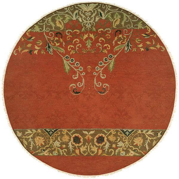Caspian Red/Multicolor Wool Soumak Area Rug