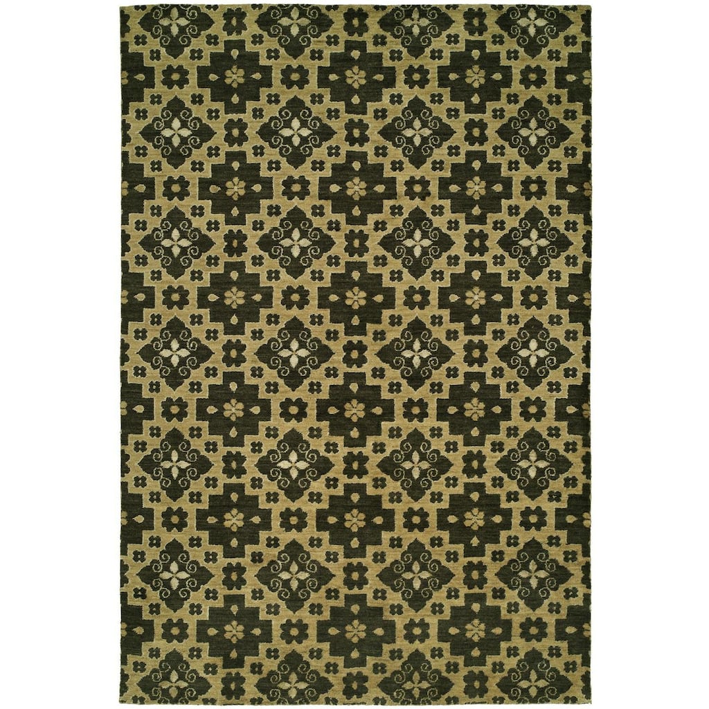 Gramercy Chino Multicolored Wool/Viscose Handmade Area Rug Multi