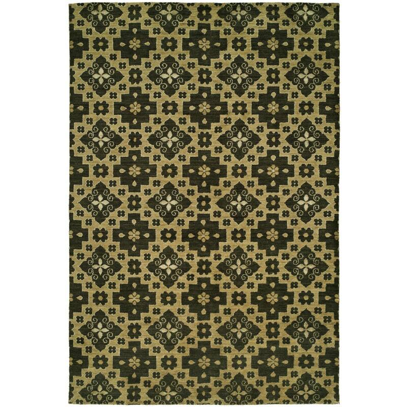 Gramercy Chino Multicolored Wool/Viscose Handmade Area Rug Multi