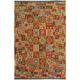preview thumbnail 1 of 5, Kilim Arya Rayford Red/Gray Wool Rug (6'8 x 10'3) - 6 ft. 8 in. x 10 ft. 3 in. - 6 ft. 8 in. x 10 ft. 3 in.