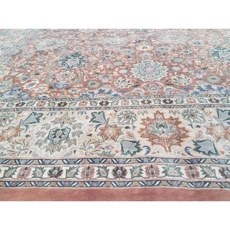 Lahore Pak-Persian Aimee Rust/Tan Wool Rug (10'1 x 13'10) - 10 ft. 1 in ...