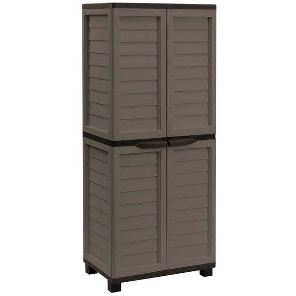 Top Product Reviews For Rubbermaid Grey Black Double Door Storage Cabinet 9434767 Overstock