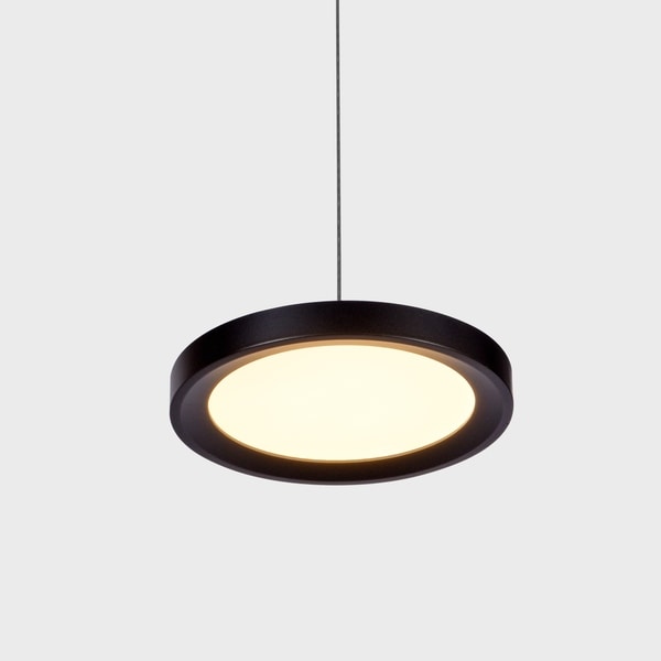 VONN Lighting VMP22530BL Salm 6-inch Integrated LED Pendant Black