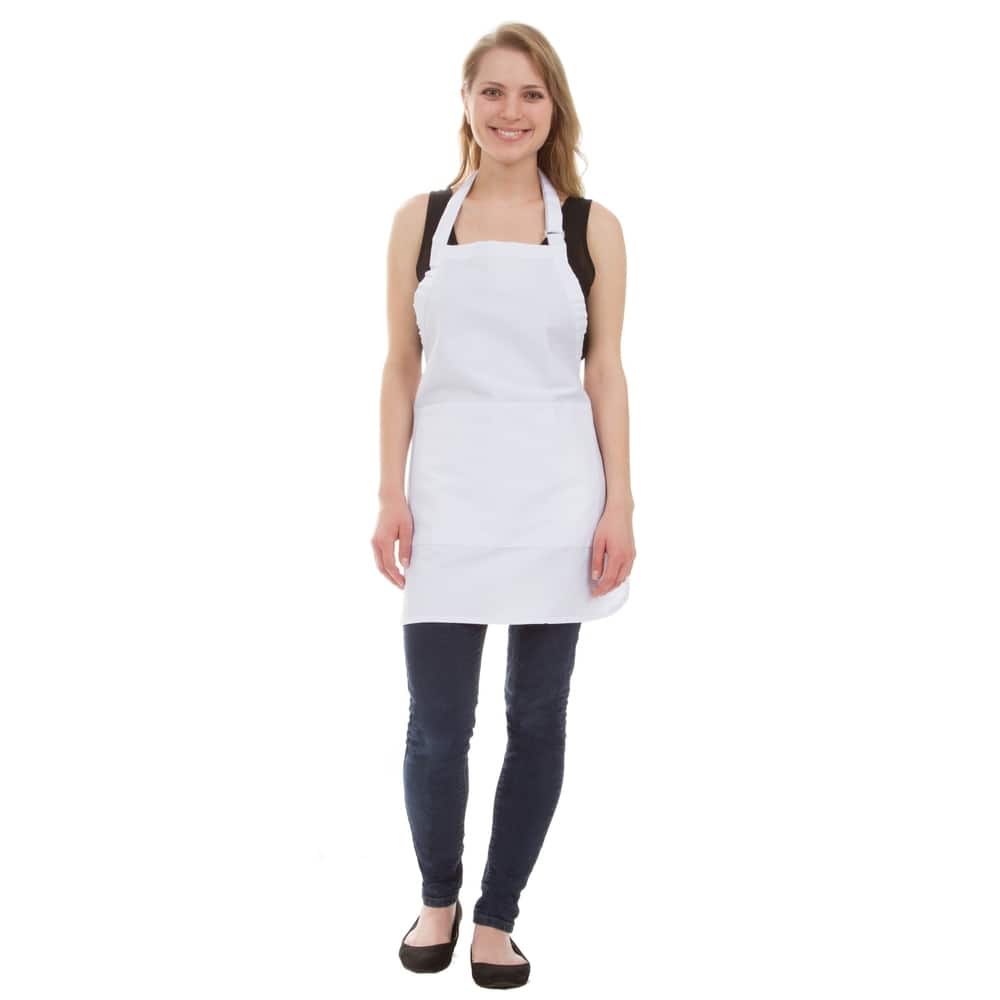 Leisureland Thigh Length Adjustable Pocket Kitchen Apron