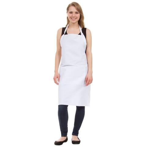 Leisureland Full-length Adjustable Kitchen Apron with Pocket