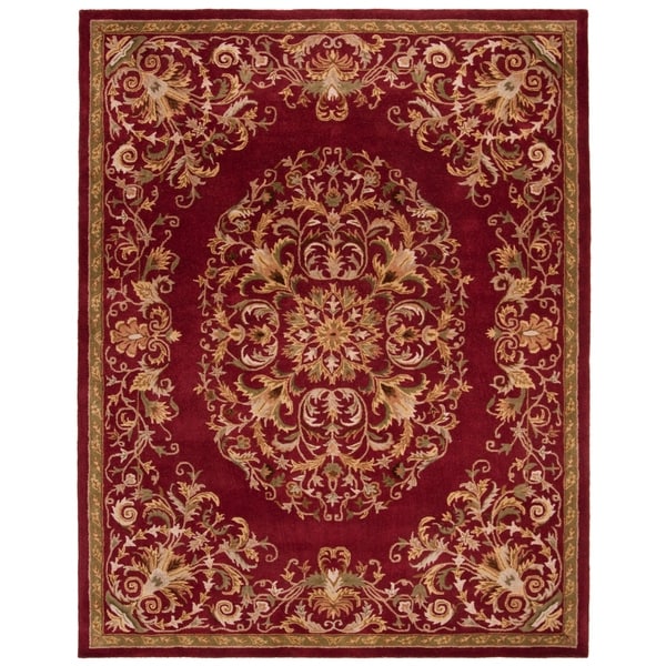 Safavieh Handmade Heritage Timeless Traditional Red Wool Rug - 8'3" x 11'