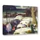 George Wesley Bellows's 'Easter Snow, 1915' Gallery Wrapped Canvas - On ...