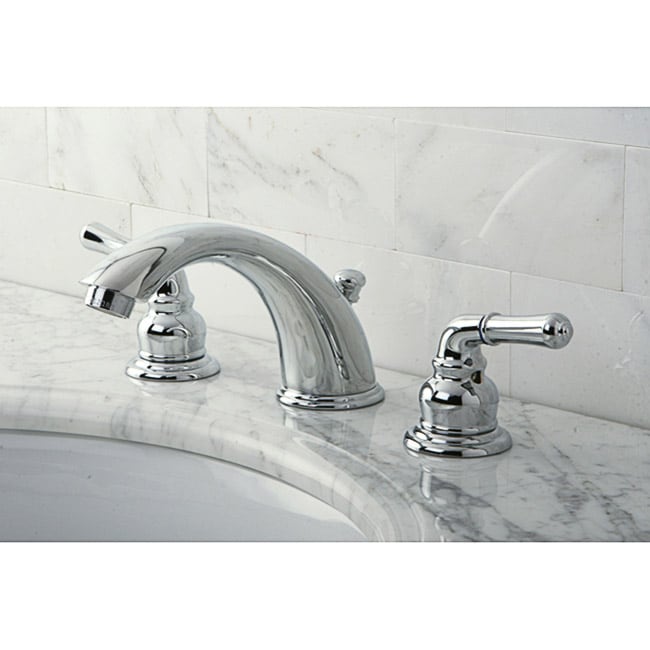 Stylish Chrome Widespread Bathroom Faucet