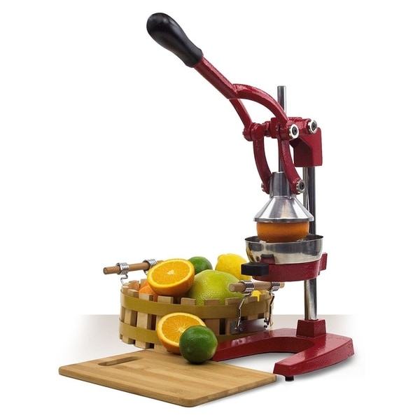 Shop Cast Iron Manual Juicer Juice Press Lemon Citrus Juicer (Red