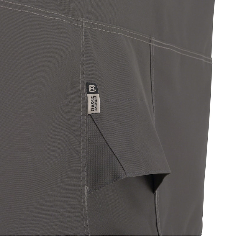 Classic Accessories Ravenna Water-Resistant 60 Inch Round Patio Table & Chair Set Cover