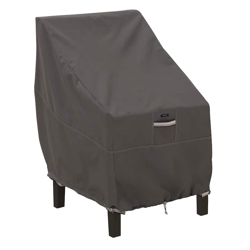 Classic Accessories Ravenna Water-Resistant 25.5 Inch High Back Patio Chair Cover