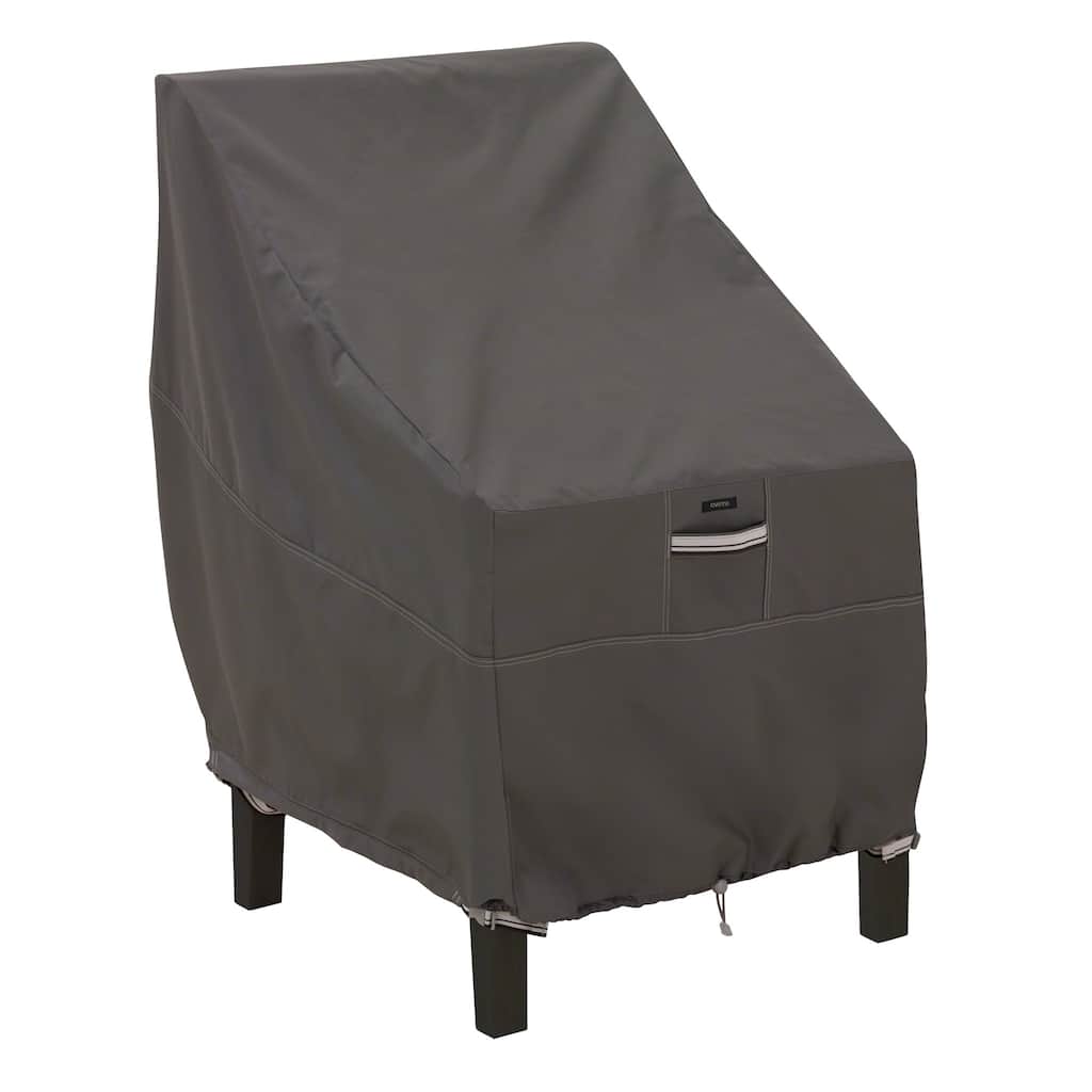 Classic Accessories Ravenna Water-Resistant 25.5 Inch High Back Patio Chair Cover