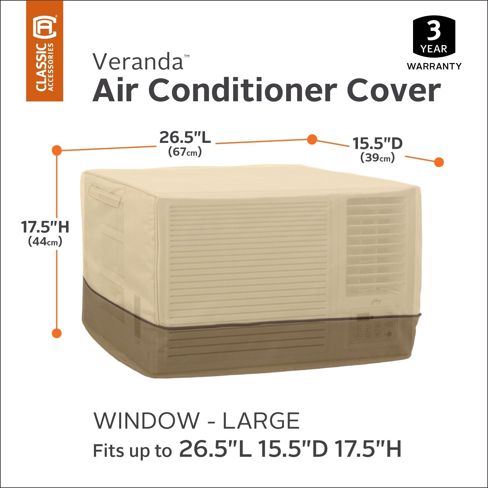 large ac cover