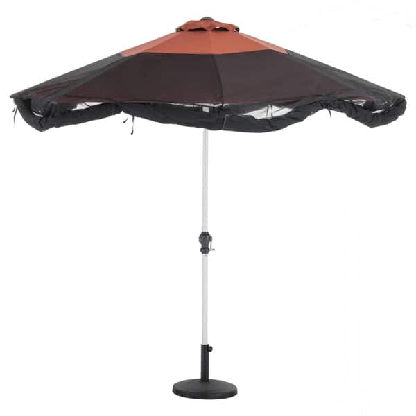 Shop Black Friday Deals On Classic Accessories Water Resistant 9 Foot Universal Round Patio Umbrella Insect Screen Canopy Overstock 18612184