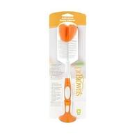 Dr Brown's Natural Flow Bottle Brush, Orange 1 Count