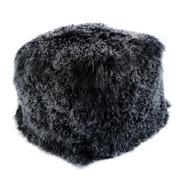 Aurelle Home Modern Ottoman Fur Cube. Opens flyout.