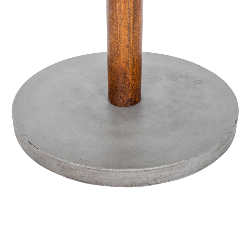 Aurelle Home Dark Grey Stone Outdoor Counter Table