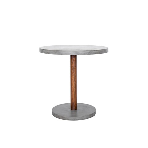 Aurelle Home Dark Grey Stone Outdoor Counter Table