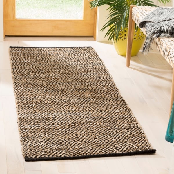 Safavieh Hand-Woven Vintage Leather Beige Leather Rug - 2'3" x 6'