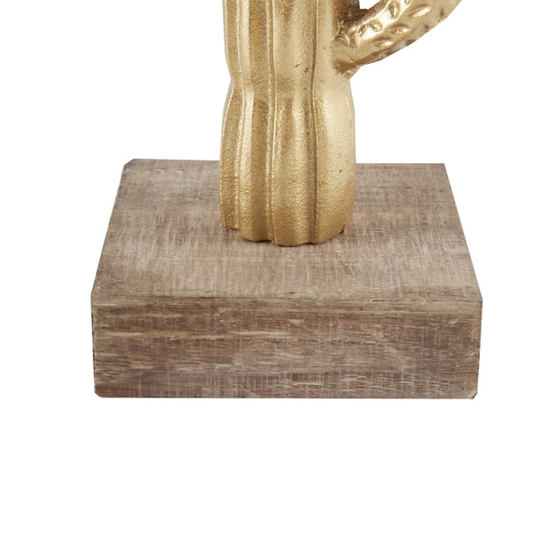Madison Park Cactus Gold Decor - Large - Bed Bath & Beyond - 18615318