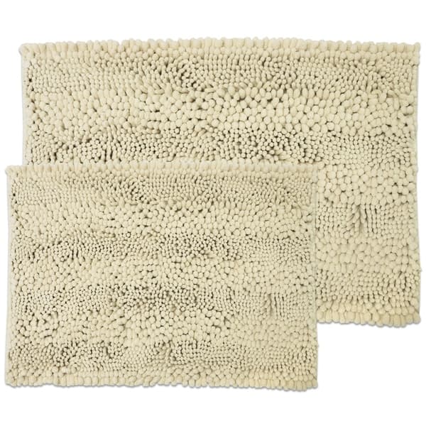 Sweet Home Collection 2 Piece Chenille Bathroom Rug Set Assorted Colors On Sale Overstock 18615819