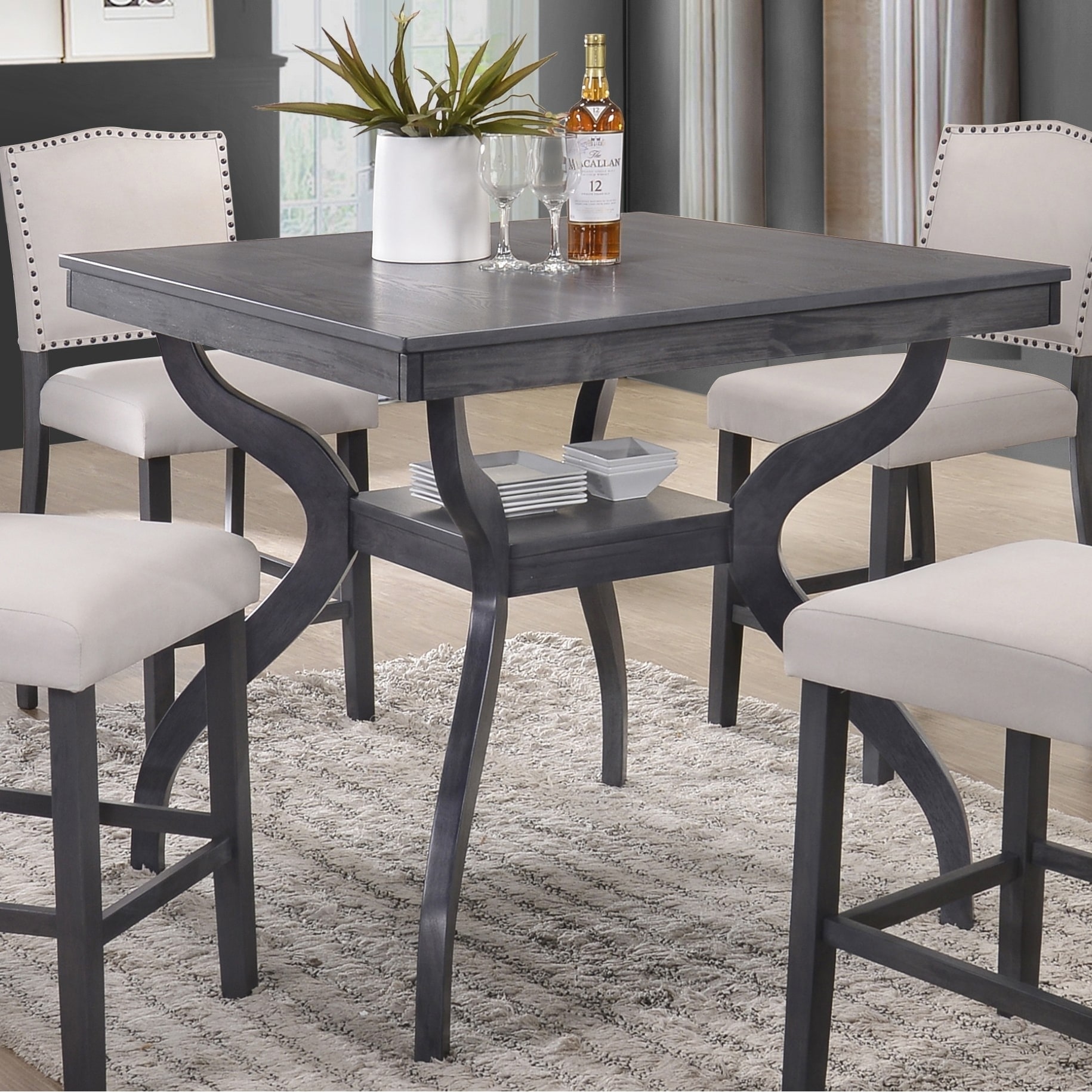 Best Quality Furniture Contemporary Counter Height Dining Table