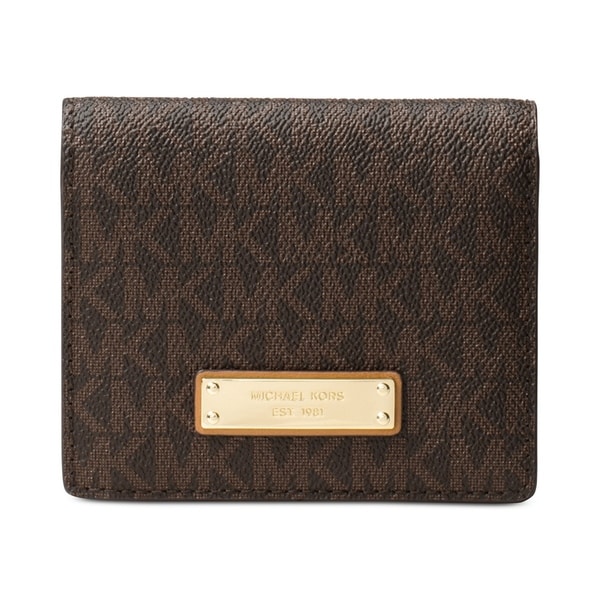 michael kors flap card holder