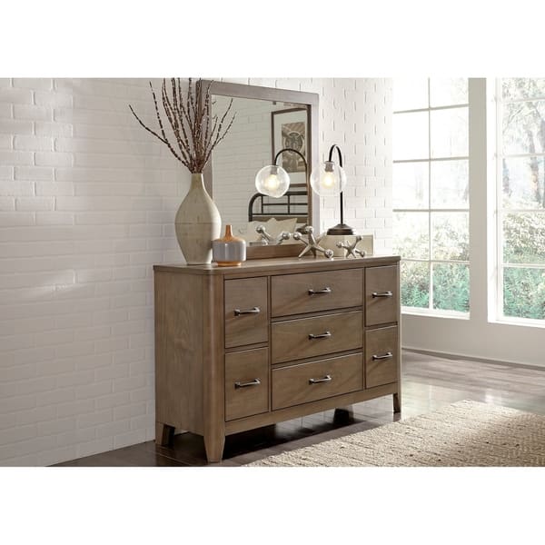 Shop Liberty Cottonwood Creek Brown With Grey Wash Dresser And
