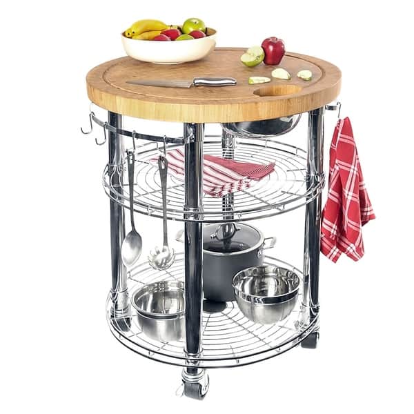 Shop Seville Classics 30 In W X 30 In D X 36 In H Rolling Solid