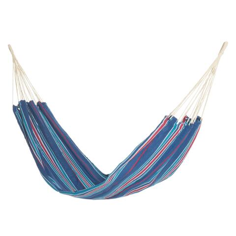 Castaway Single Brazilian Marine Stripe Hammock