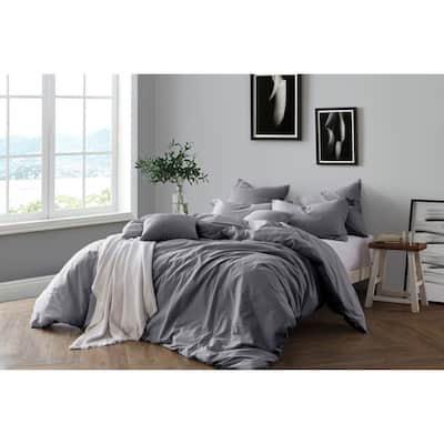 Grey Solid Color Duvet Covers Sets Find Great Bedding Deals