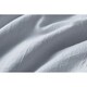 All Natural Prewashed Yarn Dye Cotton Chambray Duvet Cover Set - Luxurous Soft, Wrinkled Look, Eco-Friendly Package - Thumbnail 8