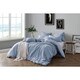 All Natural Prewashed Yarn Dye Cotton Chambray Duvet Cover Set - Luxurous Soft, Wrinkled Look, Eco-Friendly Package - Thumbnail 3