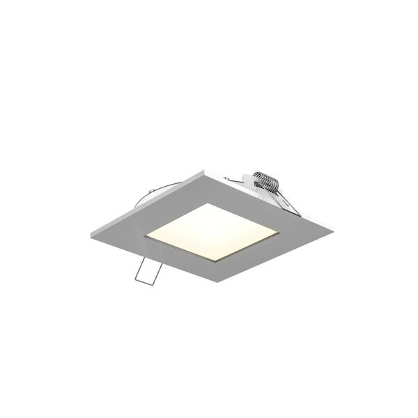 Shop Dals Lighting 4 Inch Square Recessed 3k Led Panel Free