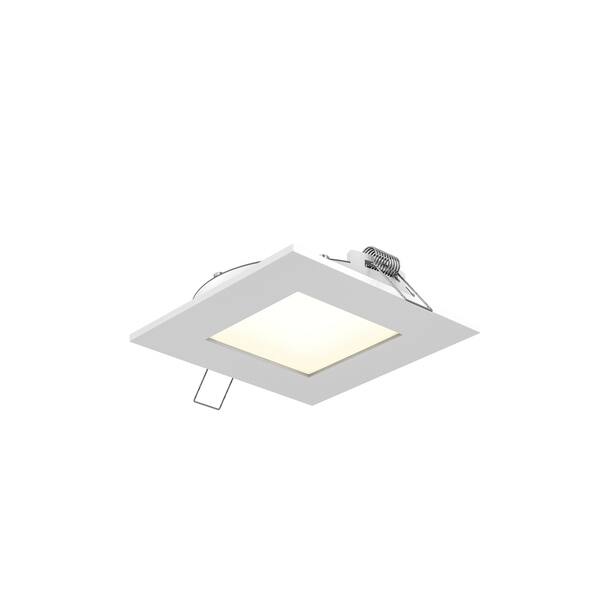 Shop Dals Lighting 4 Inch Square Recessed 3k Led Panel Free