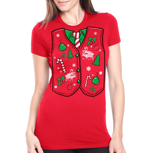 ugly sweater vest womens