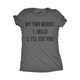 Womens My Two Moods Funny Tee - Thumbnail 0