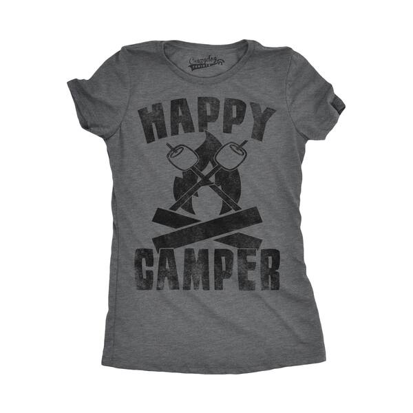 Shop Womens Happy Camper Shirt Overstock 18655286