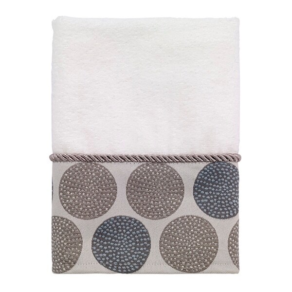 NEW HOME CARO RED,WHITE,2 SIDED POLKA DOT BATH,2 HAND TOWEL OR 2 FINGER TIP