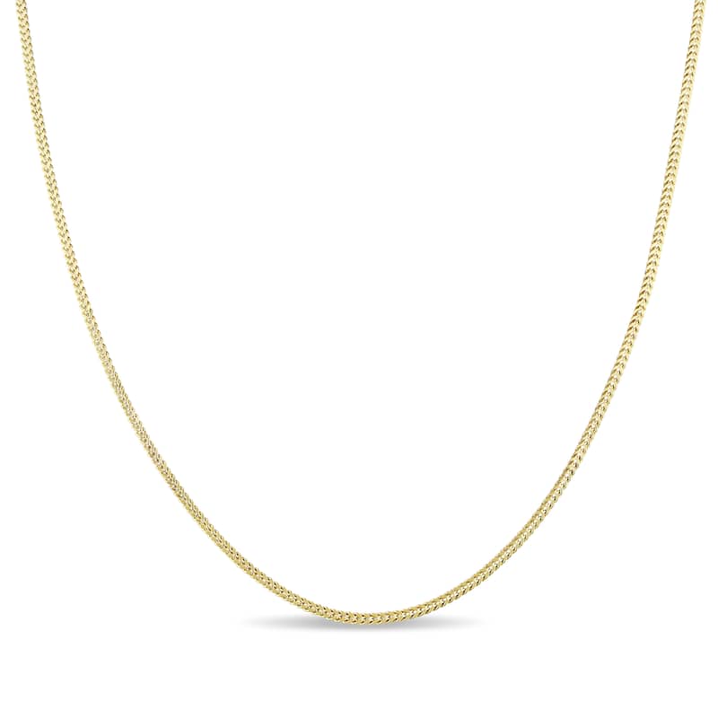 Miadora 10k Yellow Gold Franco Link 20-Inch Men's Chain