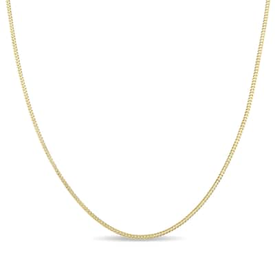 Miadora 10k Yellow Gold Franco Link 20-Inch Men's Chain