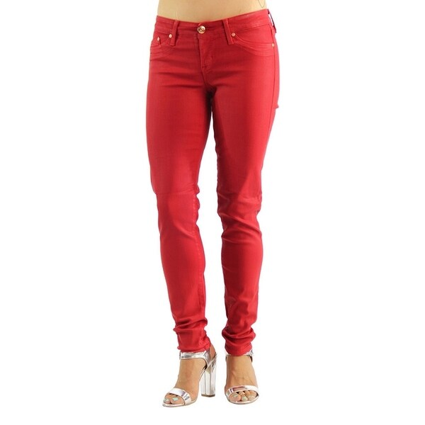women's colored stretch jeans